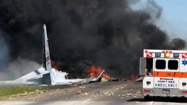 ​美軍60年機齡運輸機失事9人死亡