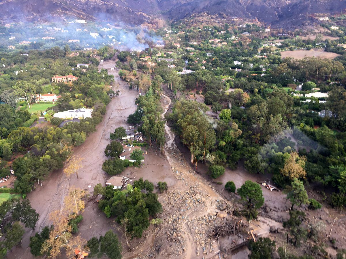 加州南部暴雨引發山泥傾瀉13死