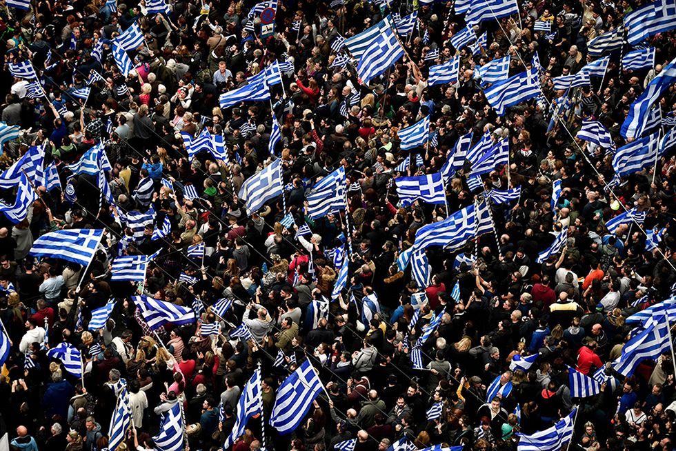 希臘數十萬民眾示威反妥協