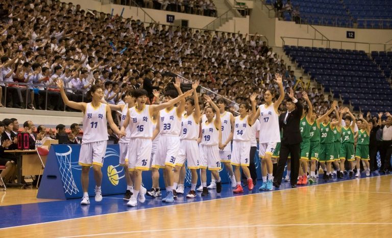 【體育外交】韓朝籃球友誼賽平壤開波