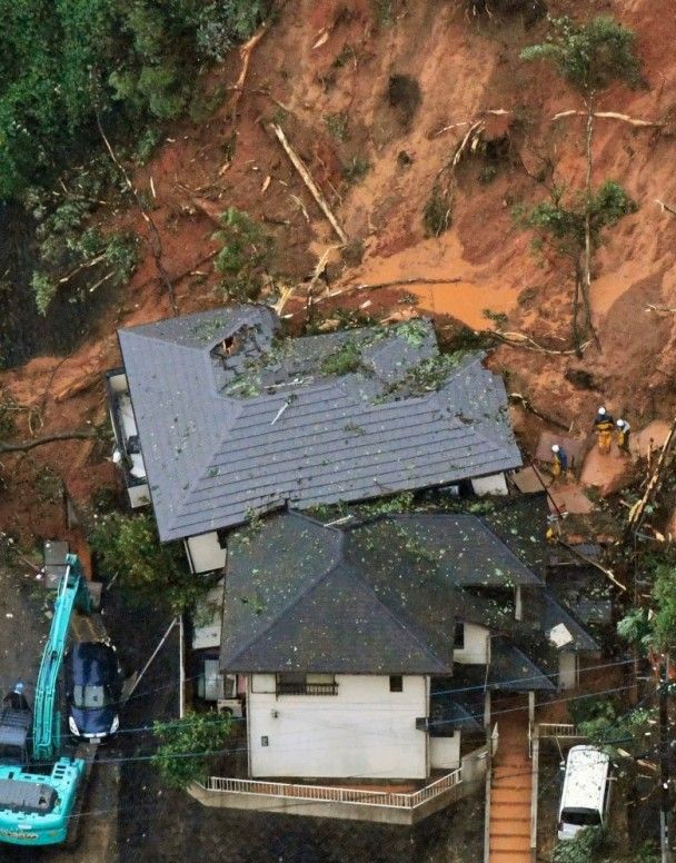 日本暴雨 增至八死46失蹤