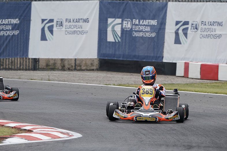 蔣文曦參加歐洲小型賽車錦標賽