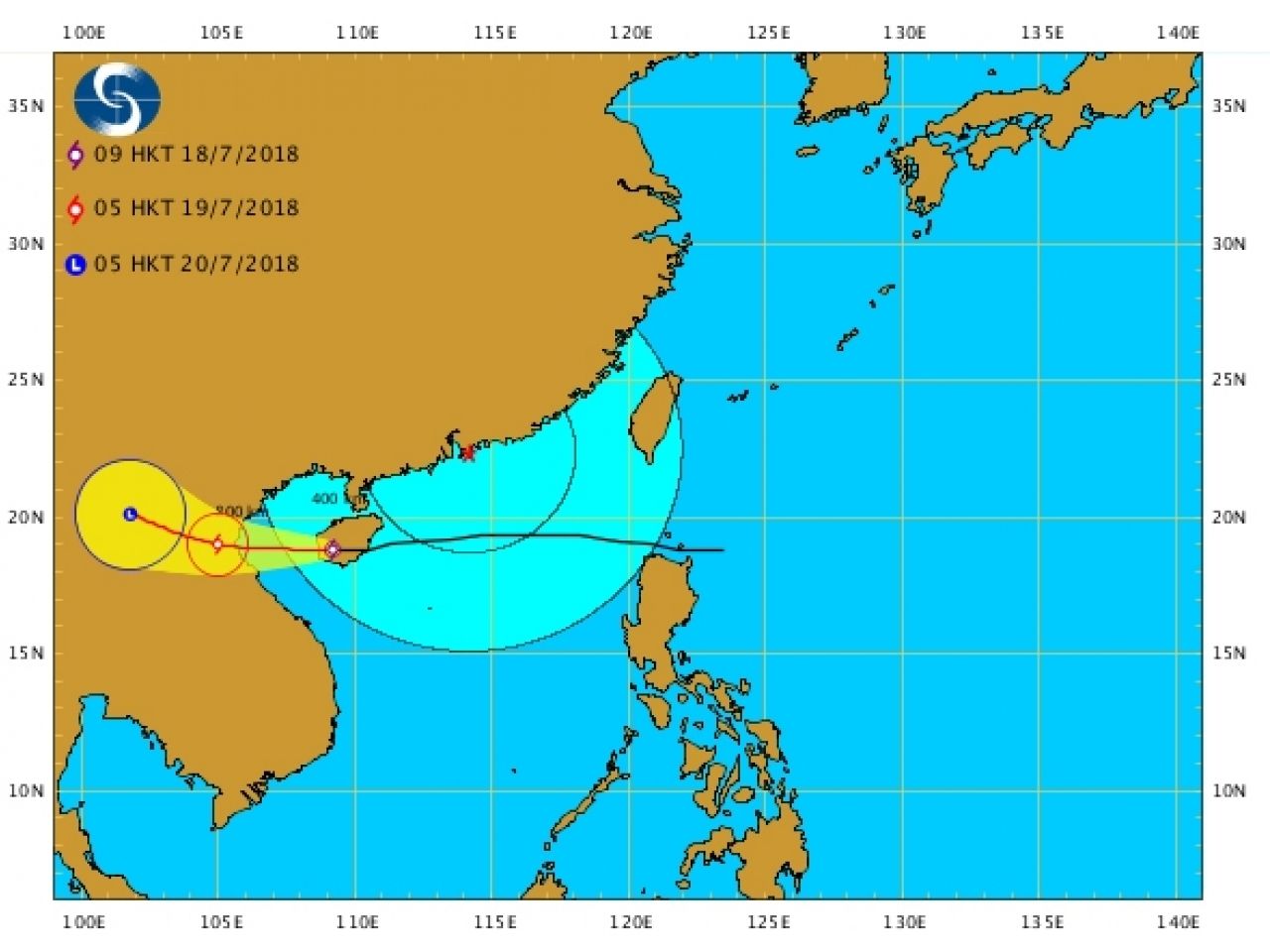 ​香港取消所有熱帶氣旋警告信號