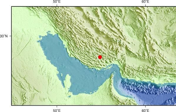 伊朗發生5.4級地震
