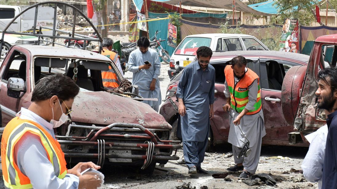 巴基斯坦大選 投票站遇襲逾66死傷