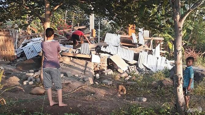 印尼龍目島6.4級地震 至少3死12傷