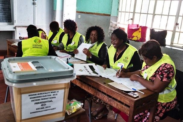 津巴布韋今日大選正投票