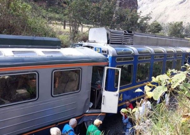 ​秘魯馬丘比丘兩火車相撞31傷