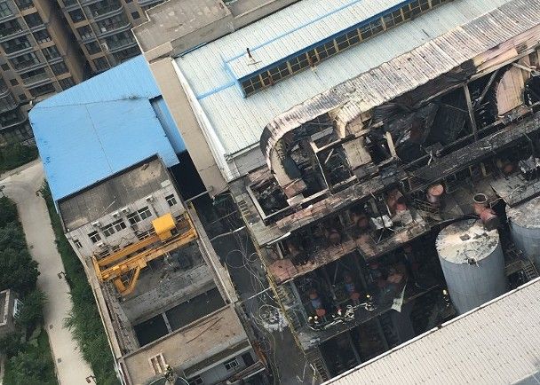 西安熱力公司起火爆炸1傷　