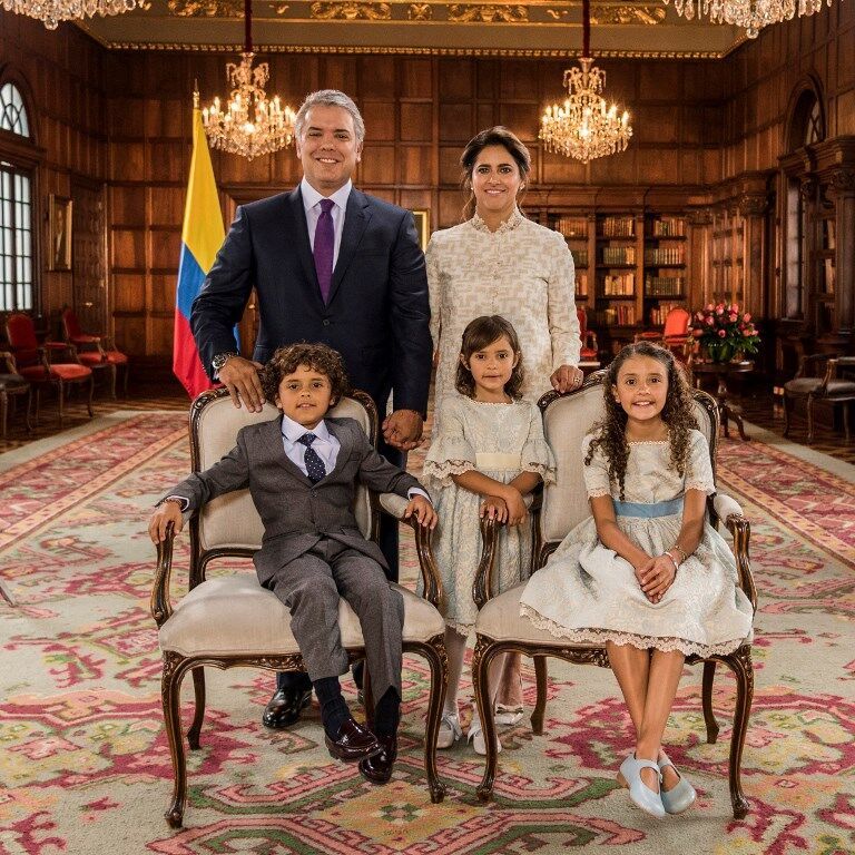 哥倫比亞新總統杜克宣誓就職
