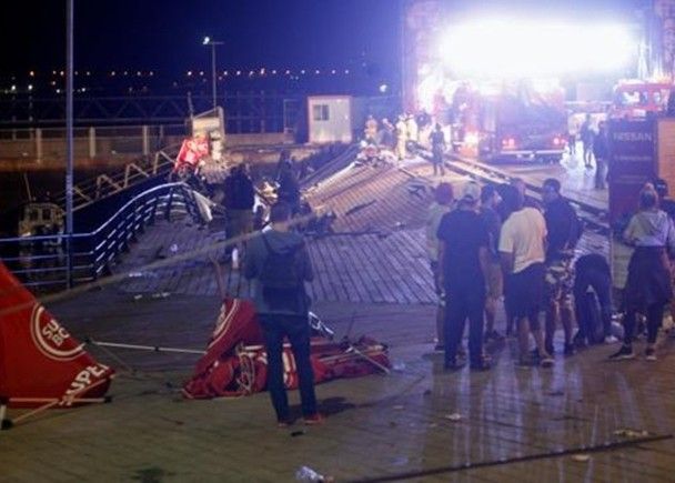 西班牙音樂節木製平台倒塌266人傷