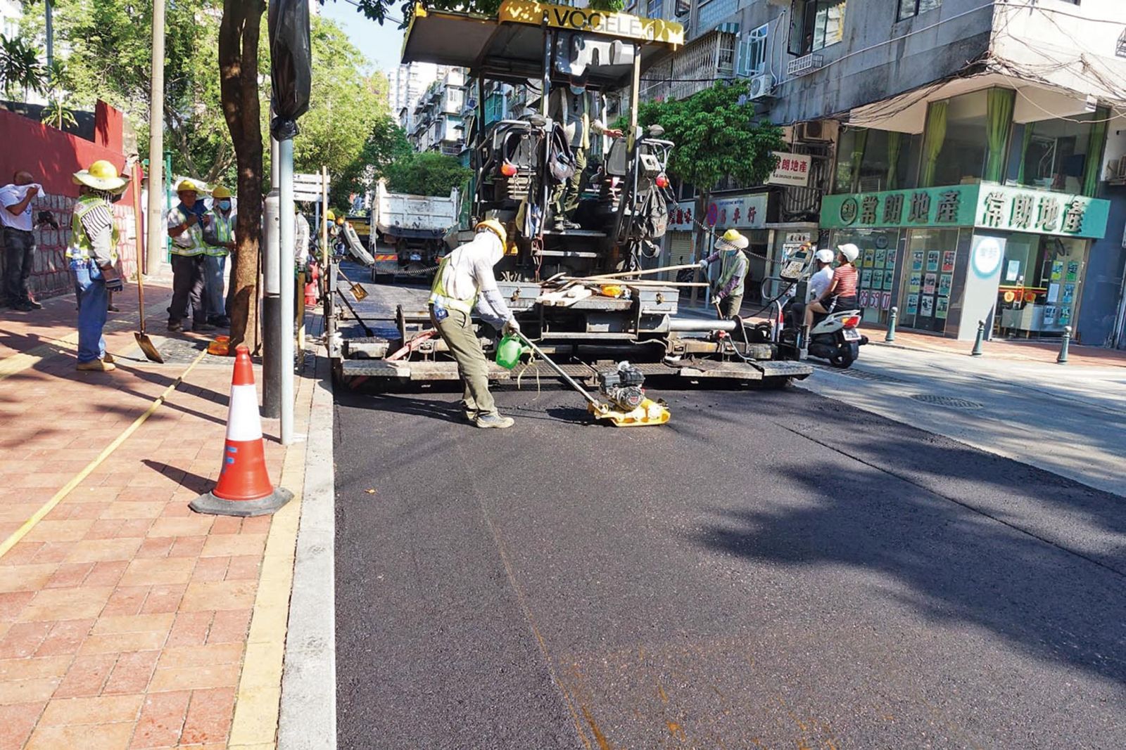 工程完成後部分車位刪減