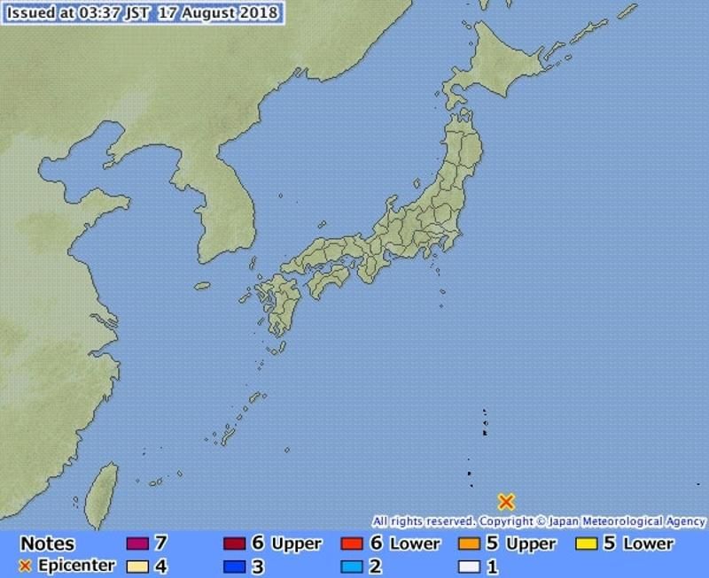 ​日本火山列島區地震