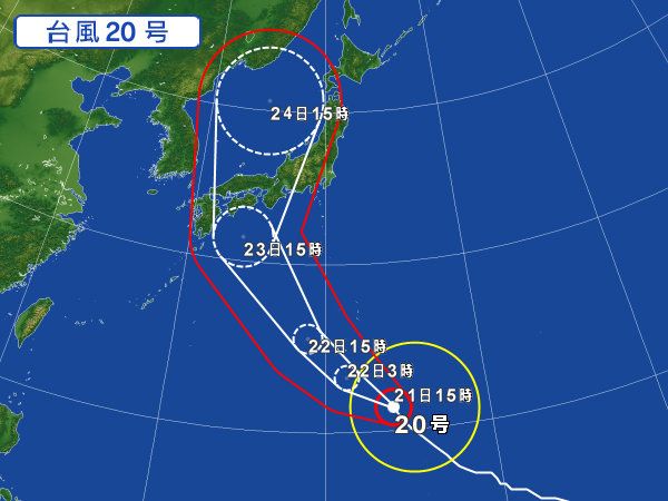 日本本周或遭雙颱風襲擊