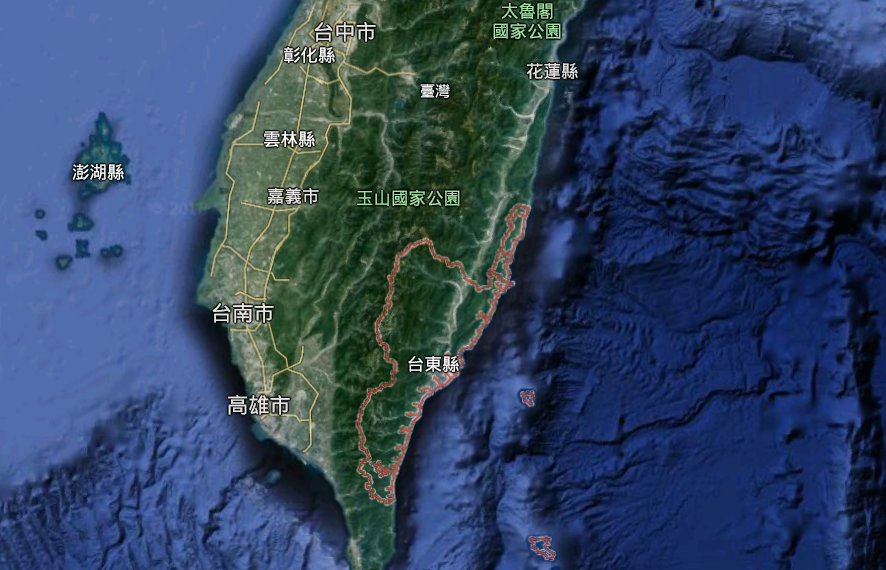 台東最大震度3級