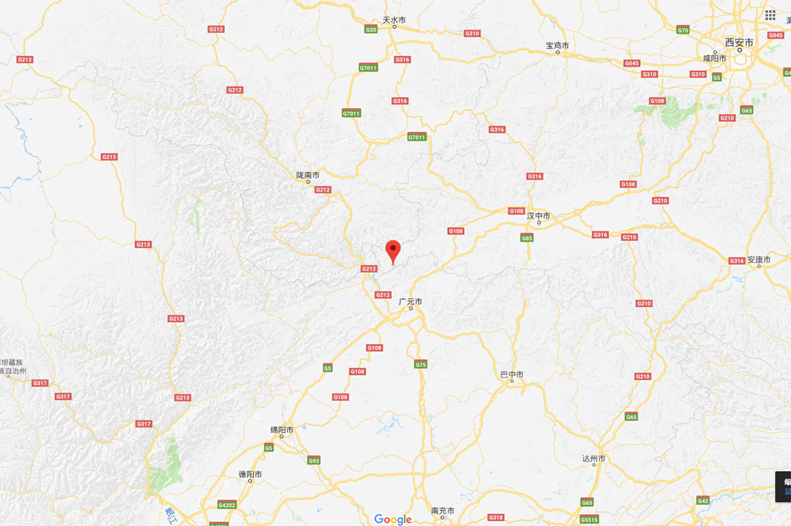 陝西漢中發生5.3級地震
