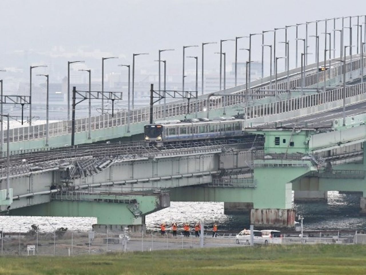 ​日本關西機場鐵路今早恢復運行