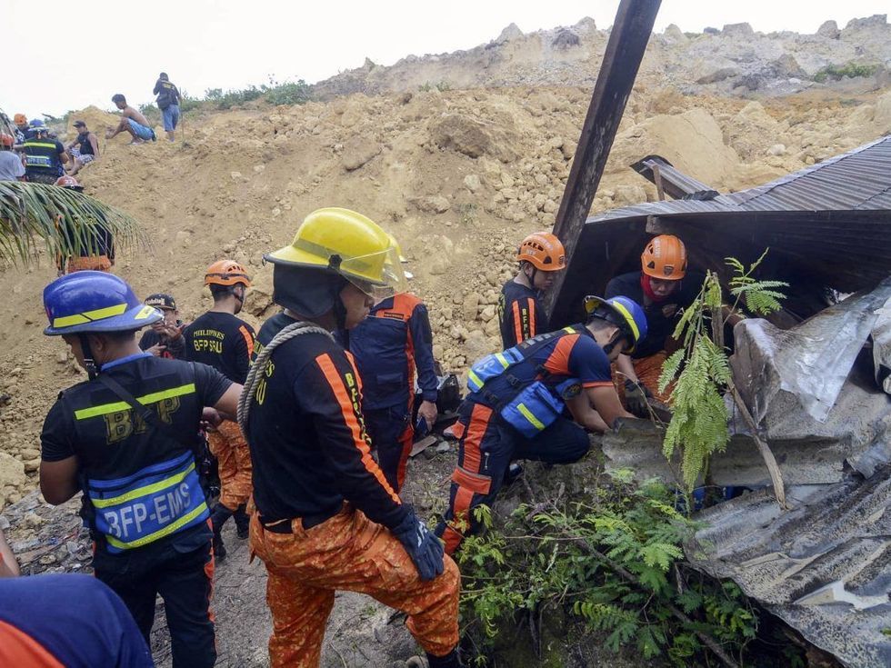 菲律賓中部山泥傾瀉15死64失蹤