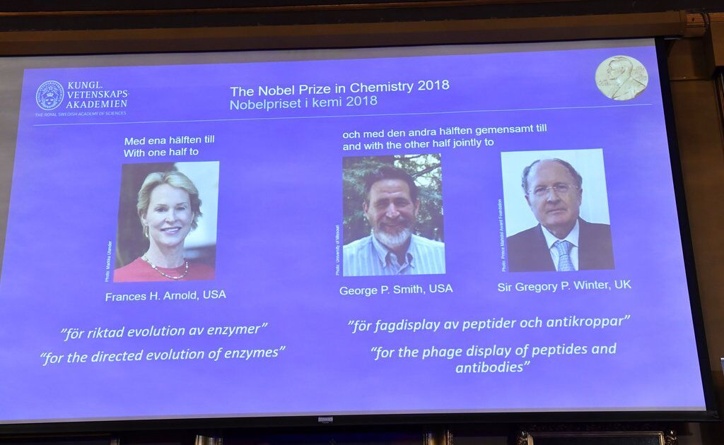 美英三學者共享諾貝爾化學獎