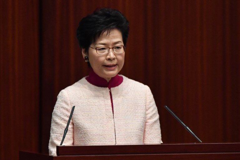 林鄭月娥發表第二份香港施政報告