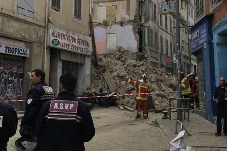 法國馬賽舊區建築物倒塌 傷亡未明