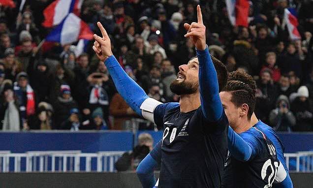 法國友賽小勝烏拉圭