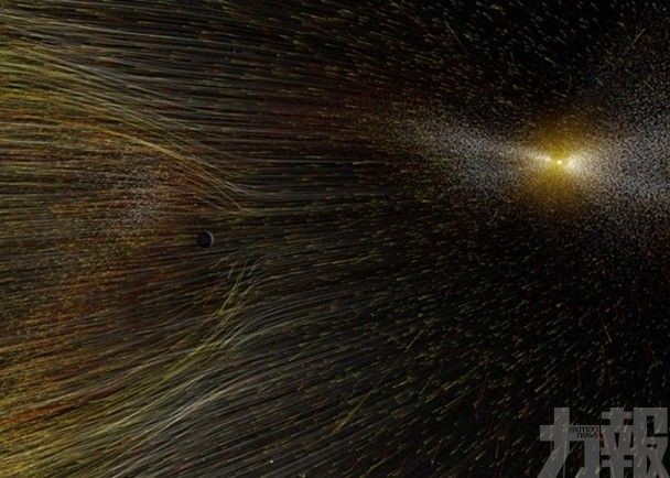 NASA公布太陽能冕流照片