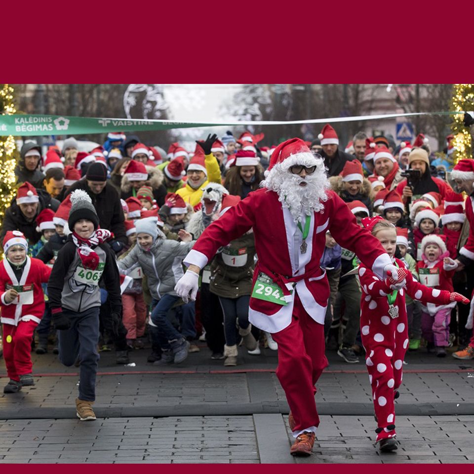 歐洲多處辦聖誕慈善跑