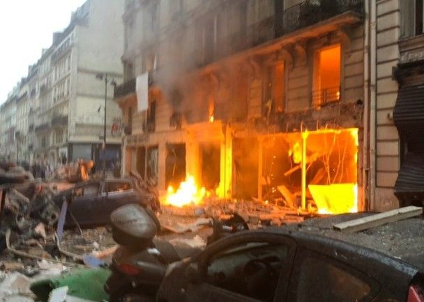巴黎麵包店發生爆炸 至少20人傷