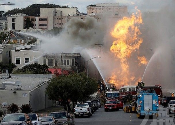 三藩市地底輸氣管爆炸波及5大廈