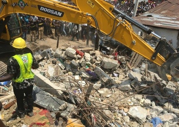 尼日利亞建築物倒塌至今10人死亡