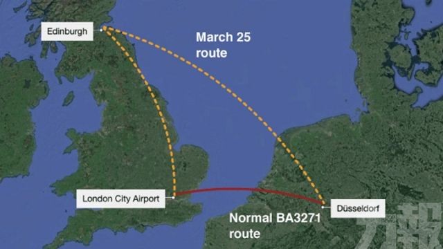 英航客機著陸先知錯飛目的地