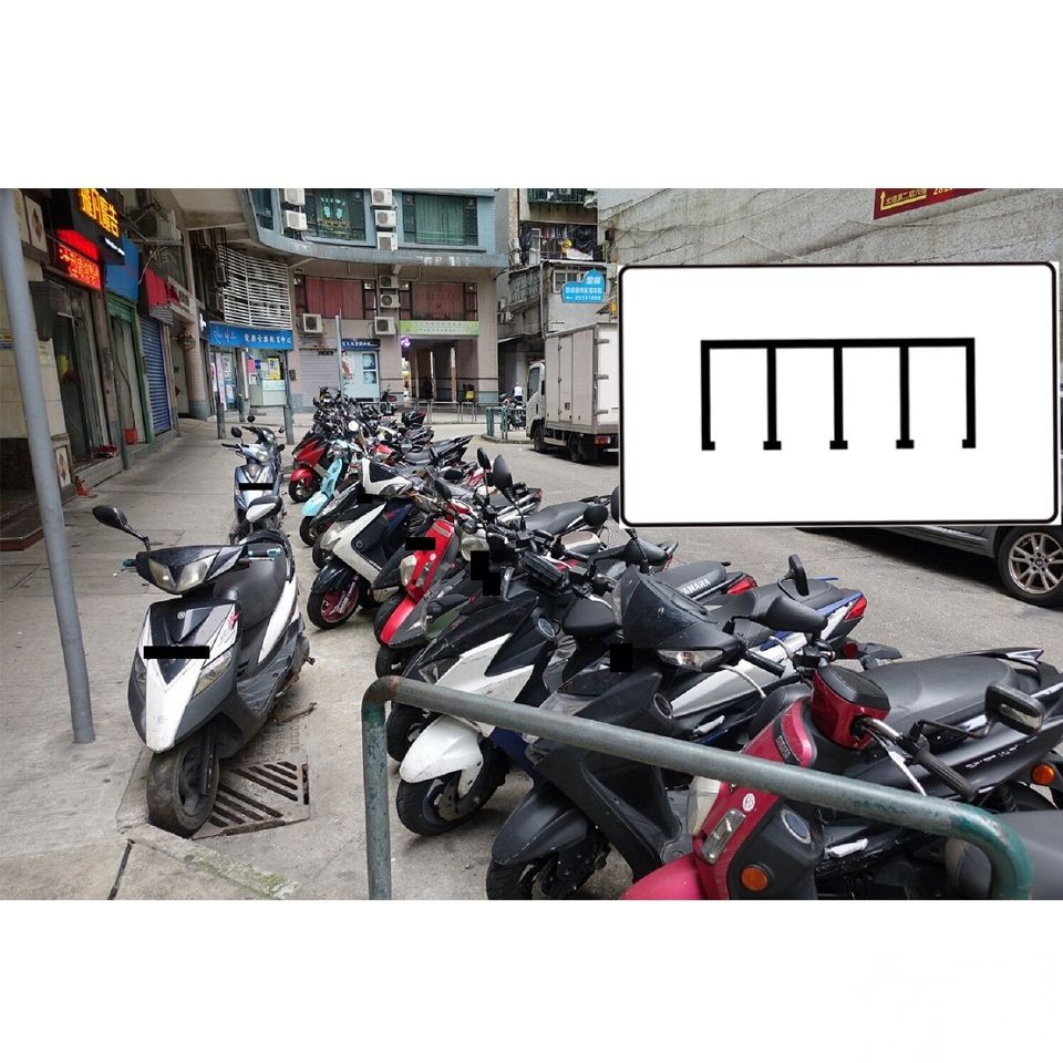 ​多個電單車泊車區續增交通輔助標誌