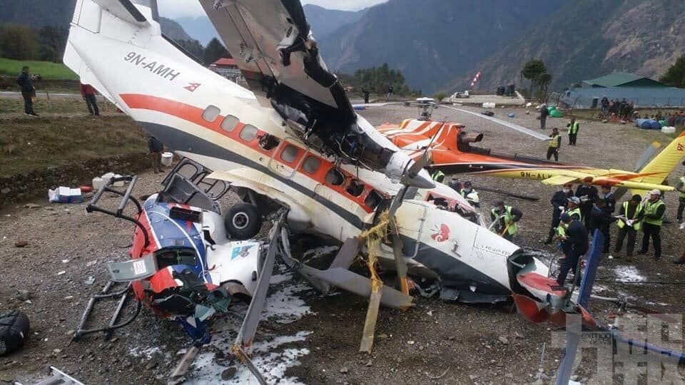 尼泊爾小型飛機撞直升機 至少3死