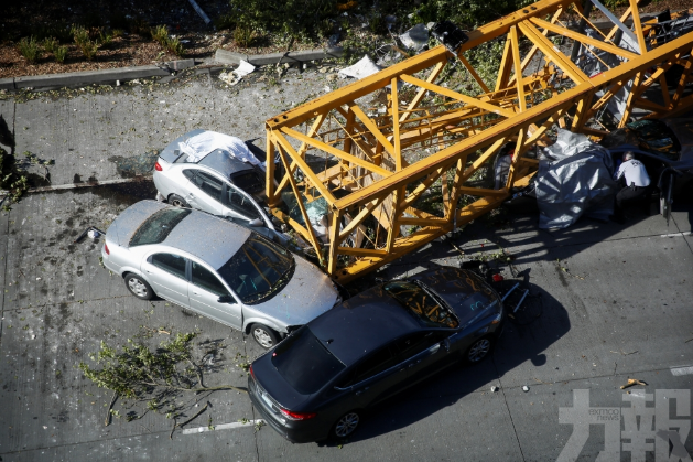 西雅圖地盤天秤倒塌壓毁多車 4死3傷