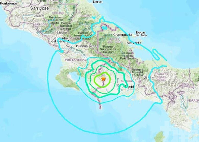 巴拿馬6.1級地震 至少5傷