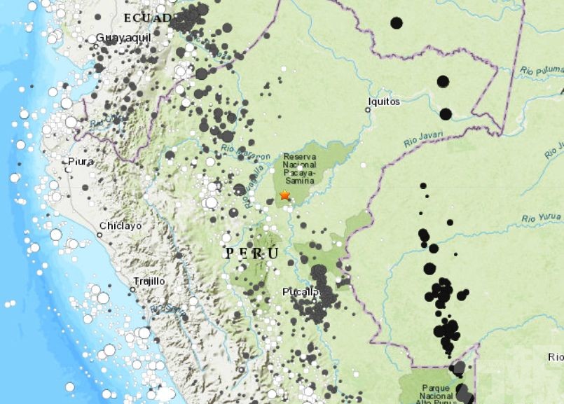 秘魯北部發生8級強震