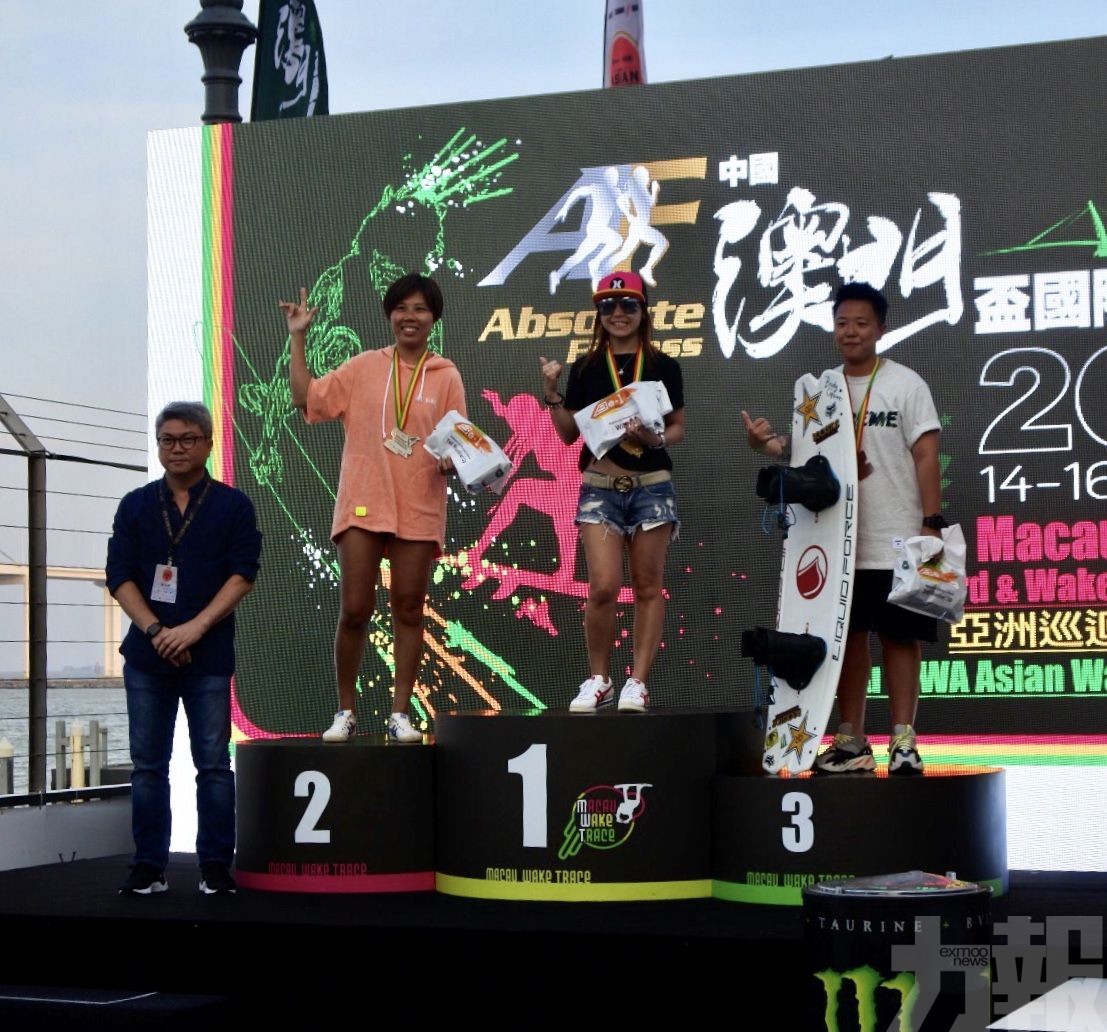 日本選手包辦尾波滑水公開組冠軍