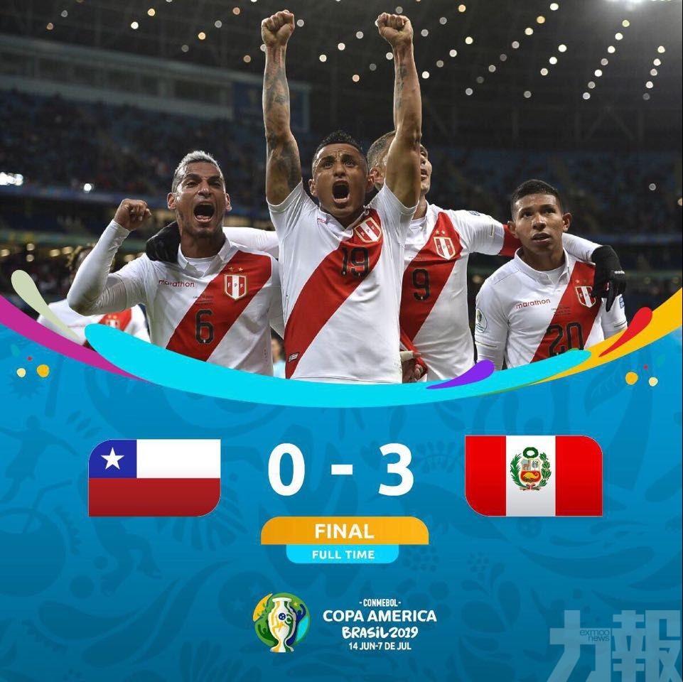 秘魯決戰巴西爭美洲盃冠軍