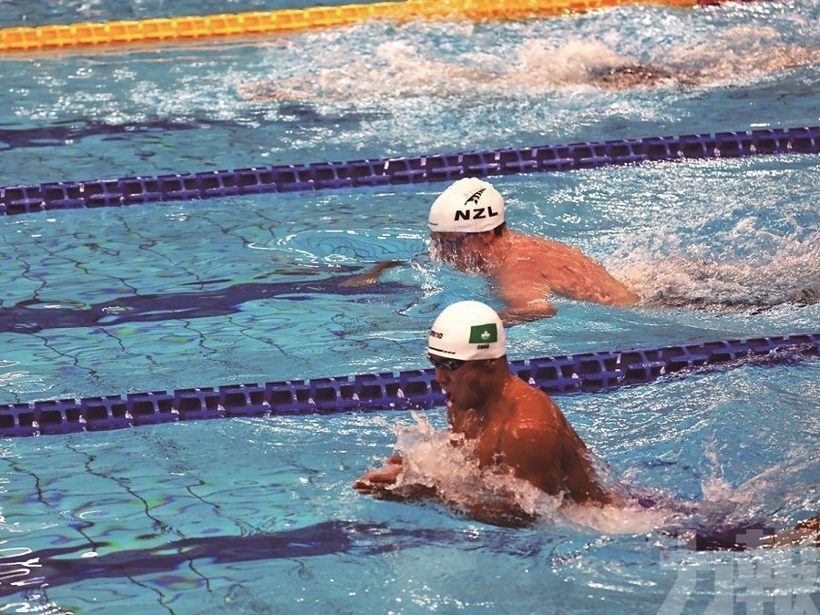 周文顥破200米蛙泳澳門紀錄