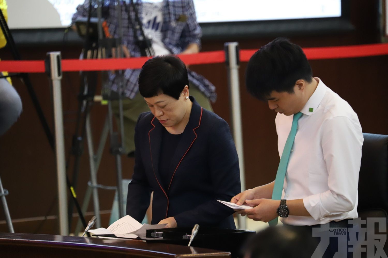 陳虹高票當選立法會執行委員會第一秘書