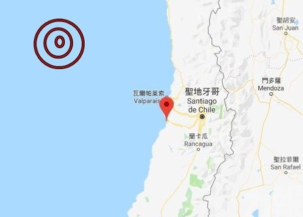 ​智利中部對開海域6.8級地震