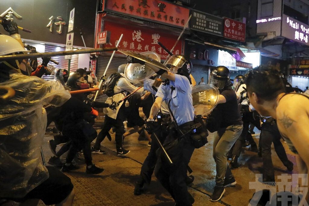 港荃葵青遊行集會爆衝突36人被拘