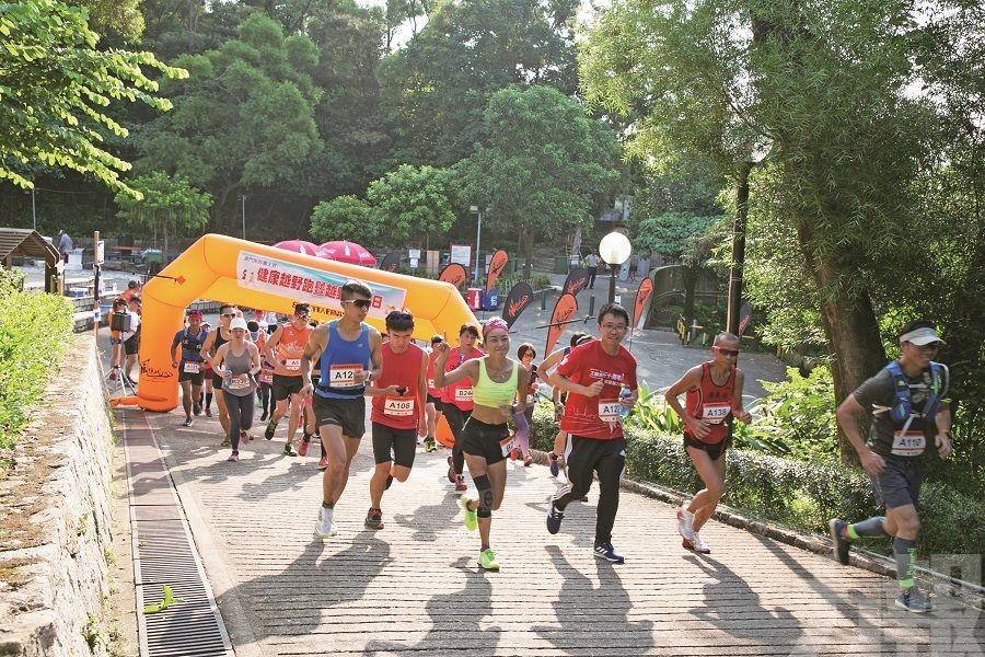 逾160人參與健康越野跑活動