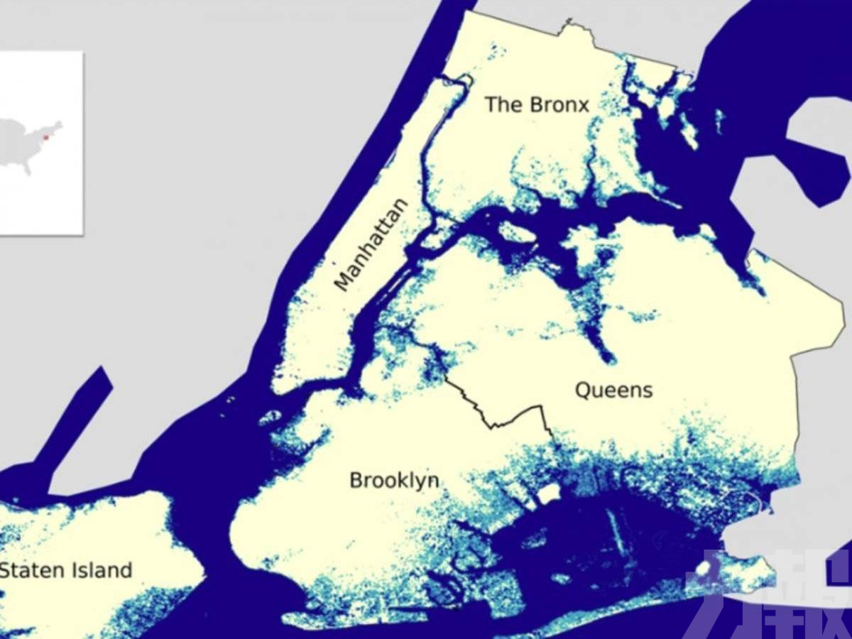 沿海城市未來面臨洪水風險