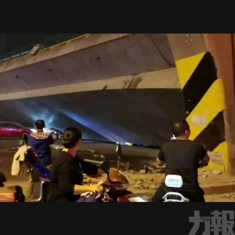 有片！江蘇無錫高架橋倒塌壓中車輛