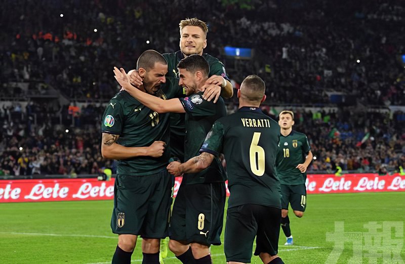 意大利全勝晉身歐國盃決賽周