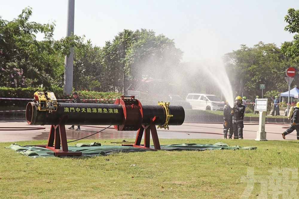模擬天然氣管道洩漏引致火警