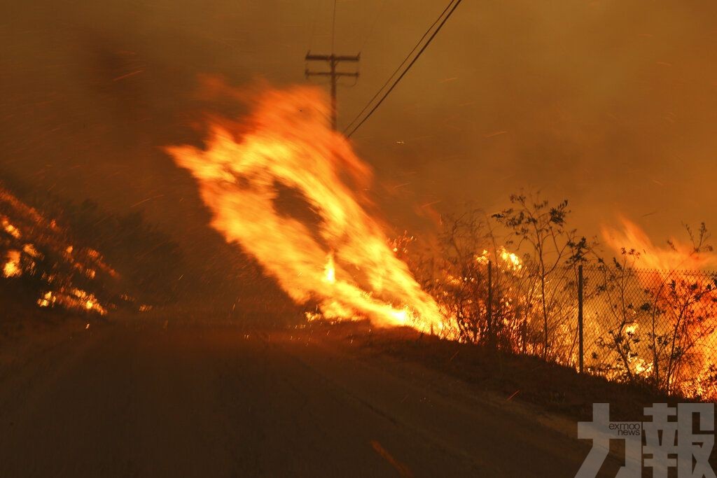 加州罕發「極端紅旗警告」 近20萬人疏散