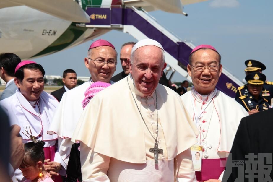 教宗方濟各抵達泰國